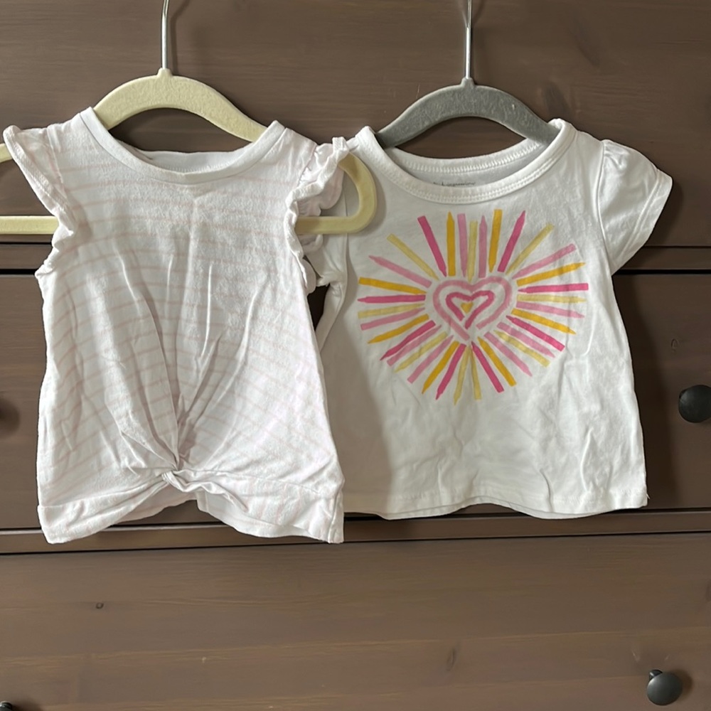 First Impressions baby girl shirts 6-9m
